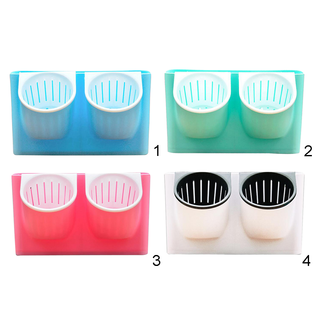 Small Wall Planter Self Watering Flower Pots Garden Yard Patio Plants Blue