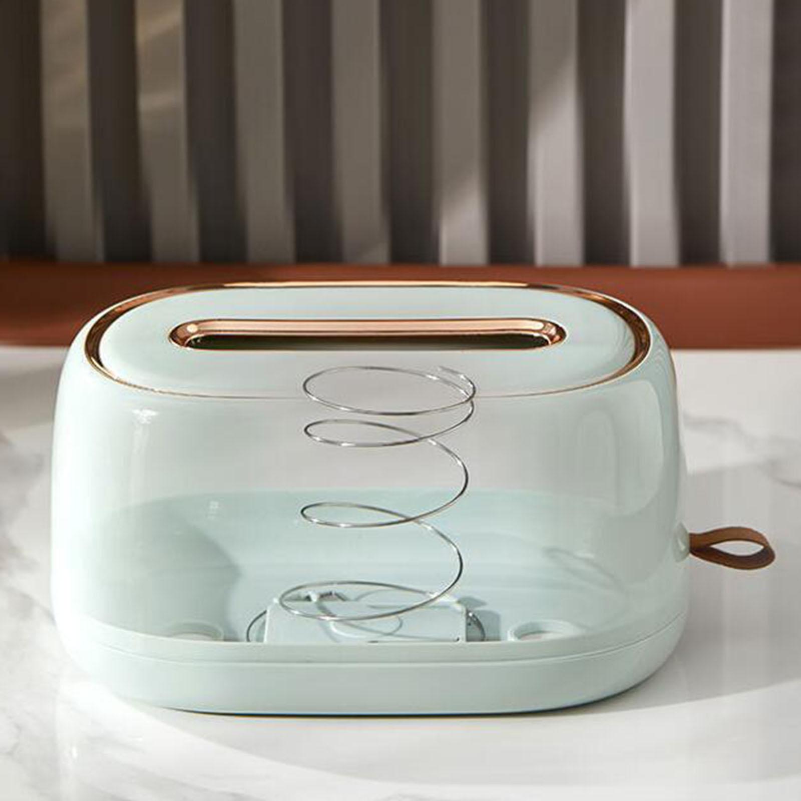 Tissue Holder Wall Mount Tissue Dispenser Box for Household Light Green