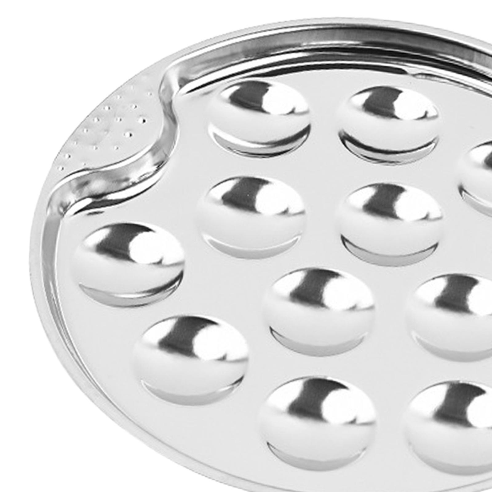 Escargot Plate Set Sturdy Seafood Footed Plate for Kitchen Restaurant Baking