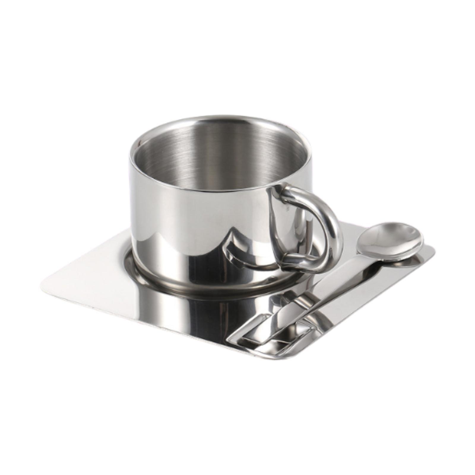 Coffee Cup Spoon Plate Set