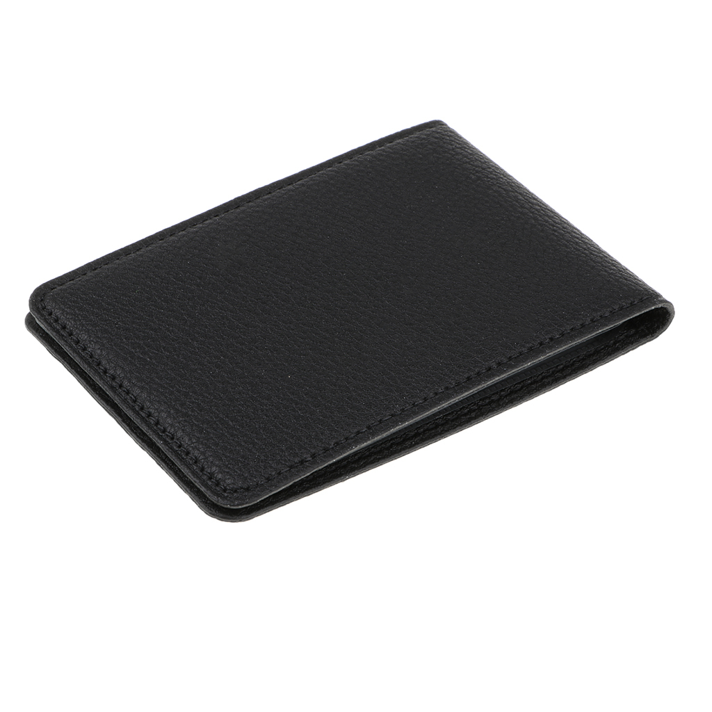 Leather Soft Driving License ID Credit Card Holder Slim Pocket Case For ...