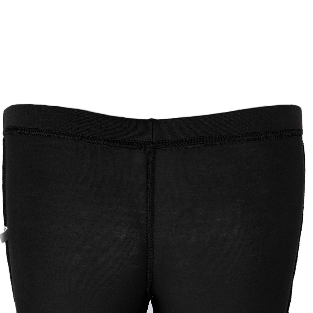 Womens Milk Silk Belly Dance Slit Pants M Black