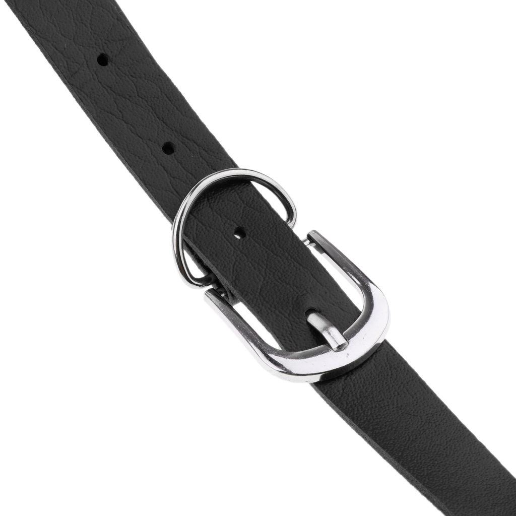 Women Sexy Leather Harness Garter Belt Adjustable Waist Leg Cage Belt Black