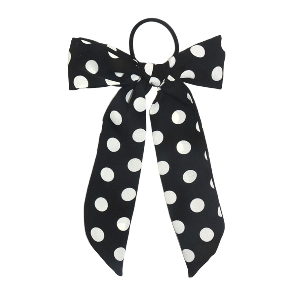 Bowknot Ribbon Hair Band Black