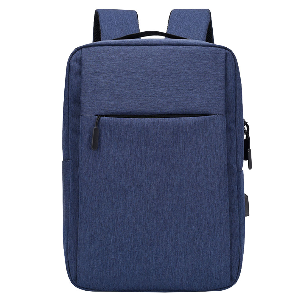 Business Laptop Backpack Durable Water Resistant Outdoor Computer Bag Blue