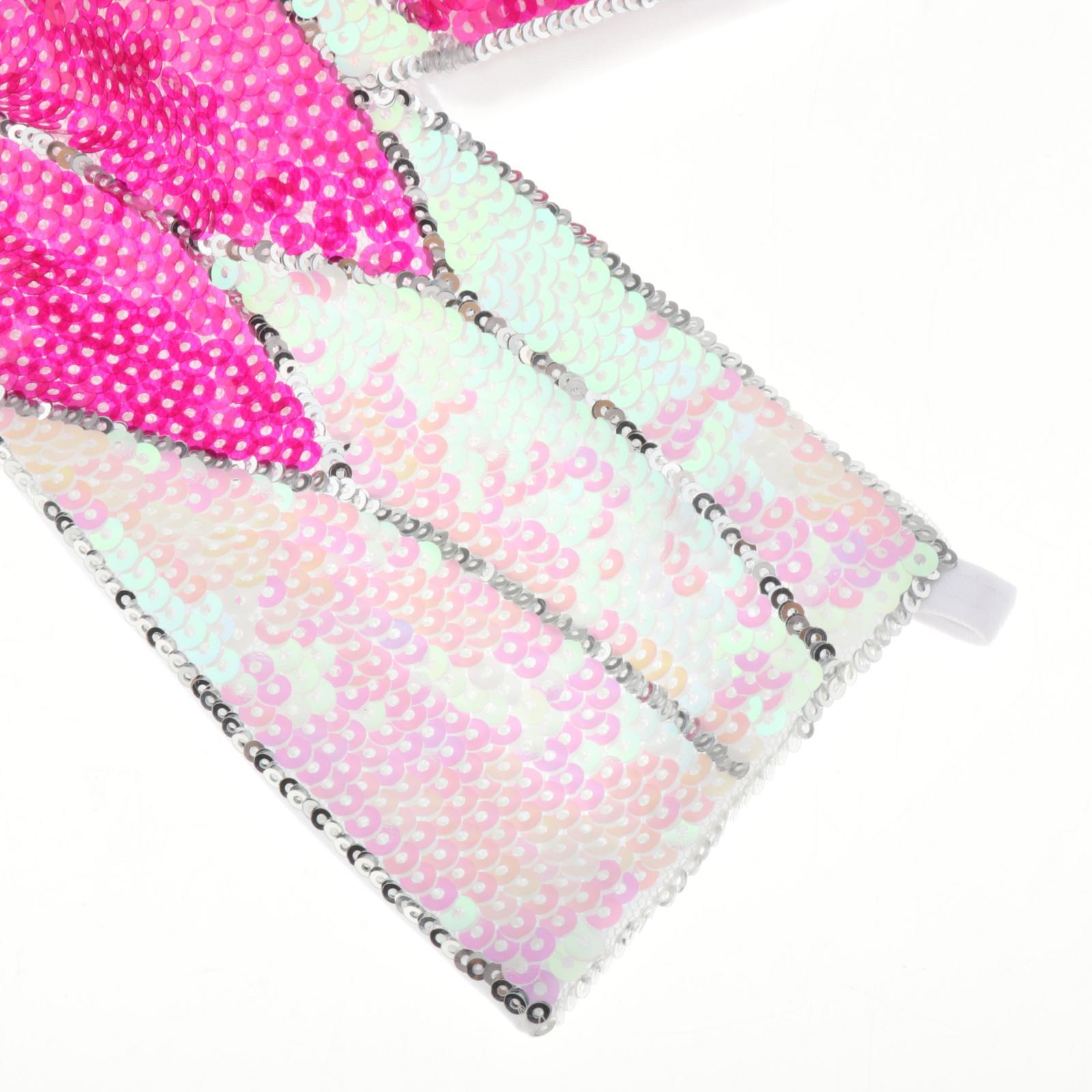 Belly Dance Bra Top Women Sequined Dance Costumes Butterfly Tops Rose Red