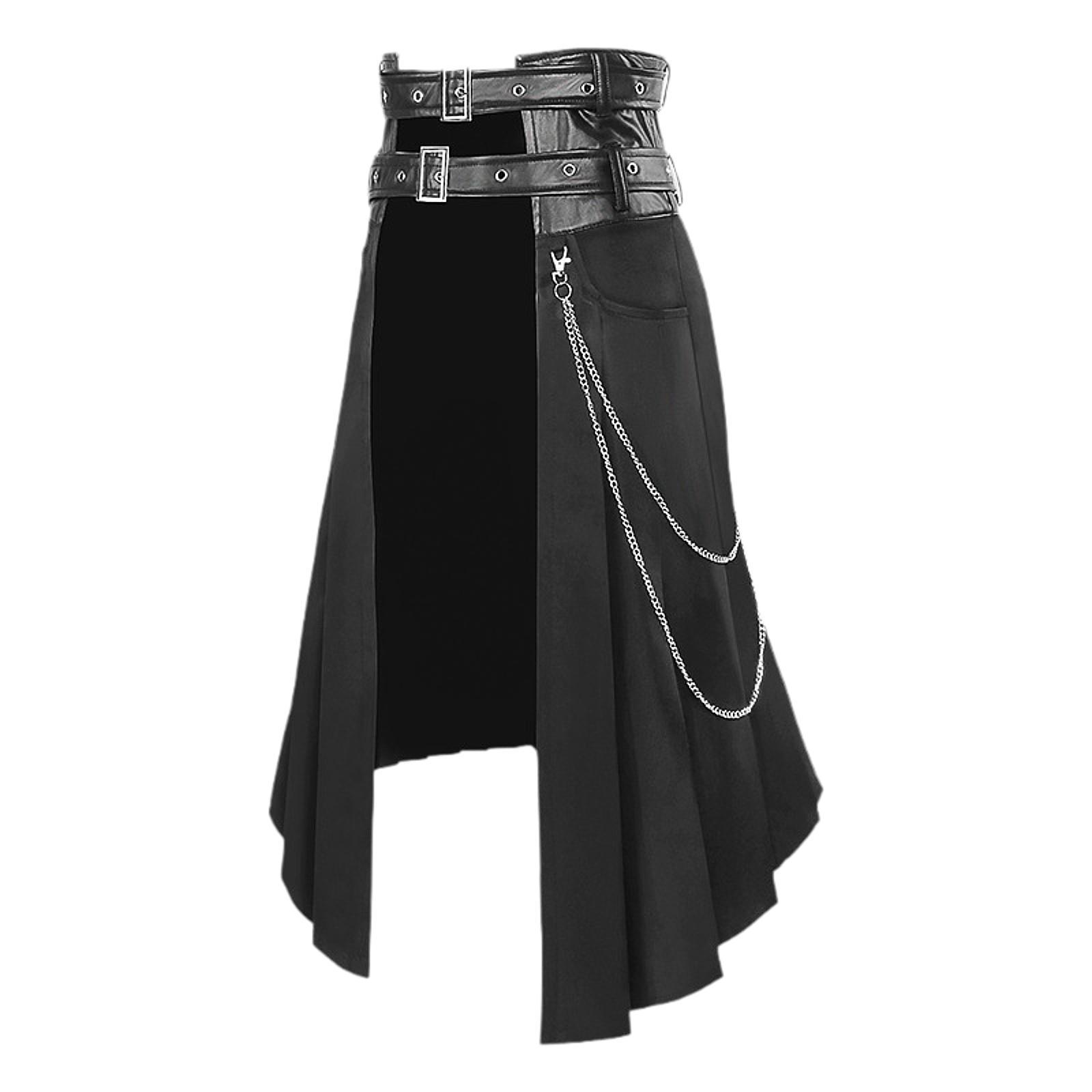 Men's Punk Skirt Adjustable Waist