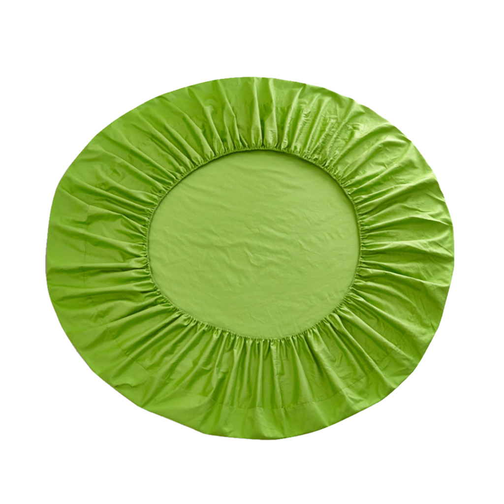 Round Fitted Sheet Green