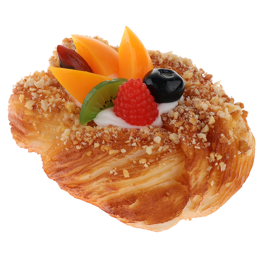 Artificial Fruit Bread Cake Simulation Realistic Food Dessert  Style_1