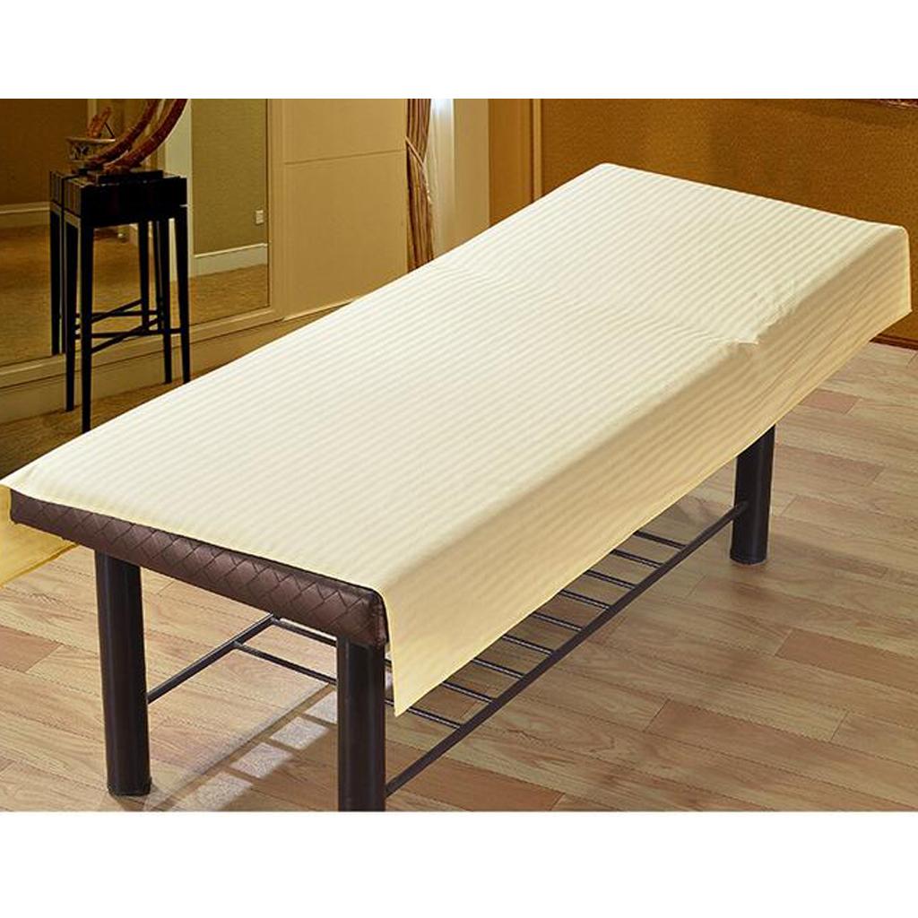 Satin Beige Universal SPA Massage Bed Sheet Cover  80x180cm