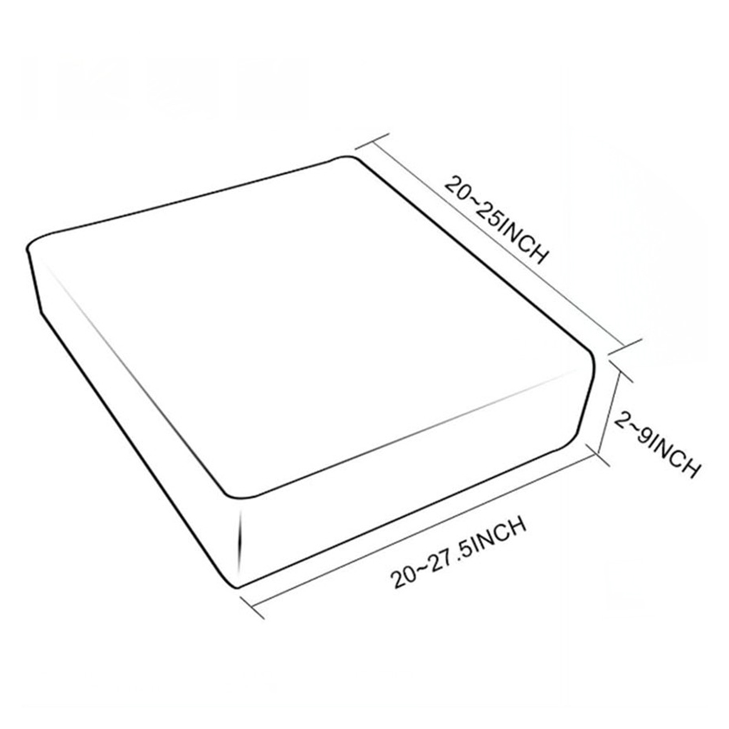 Waterproof PU Leather Sofa Seat Cushion Cover Protector Grey_1 Seater