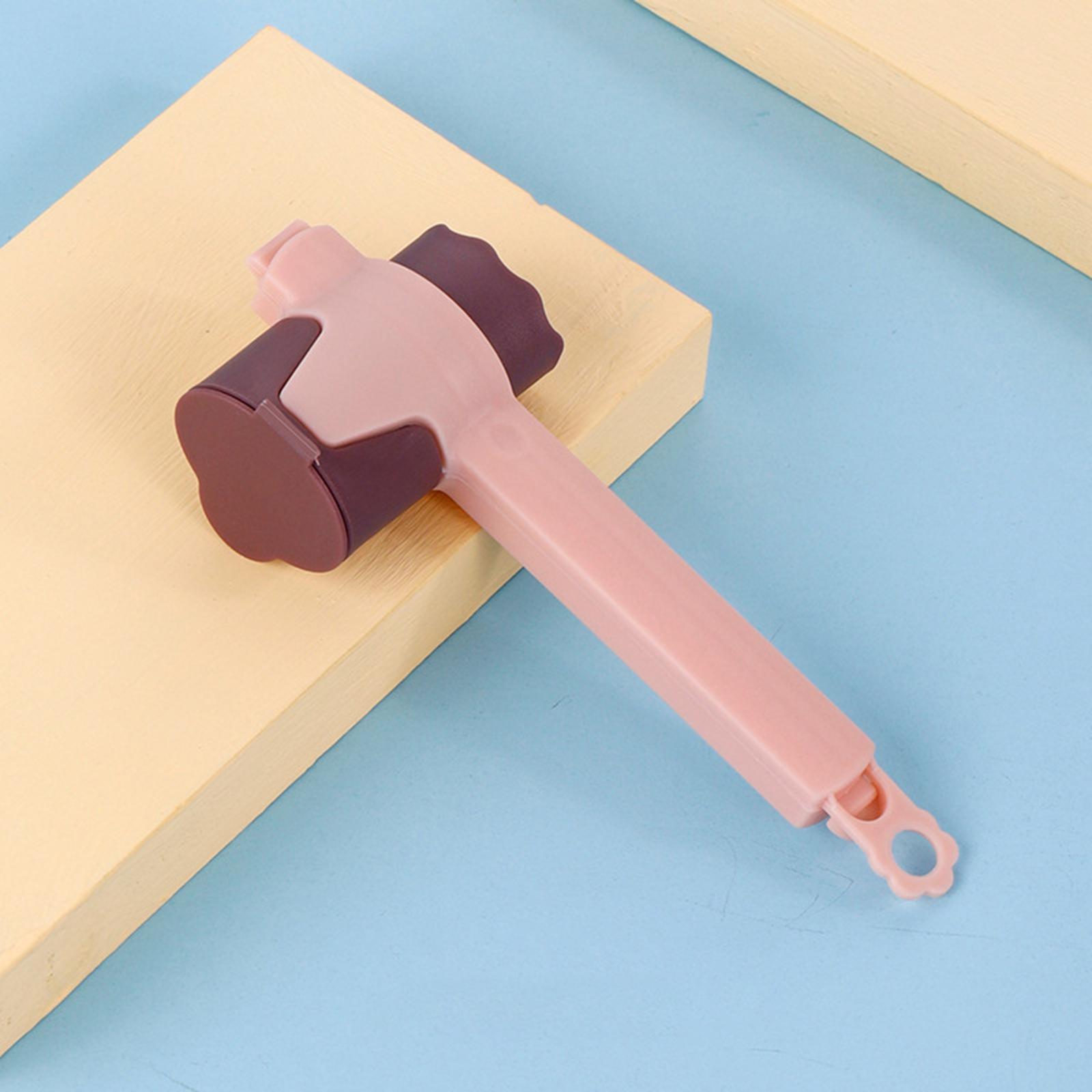 Snack Sealing Clip Sealer Clamp Kitchen Gadgets for Kitchen Brown Pink