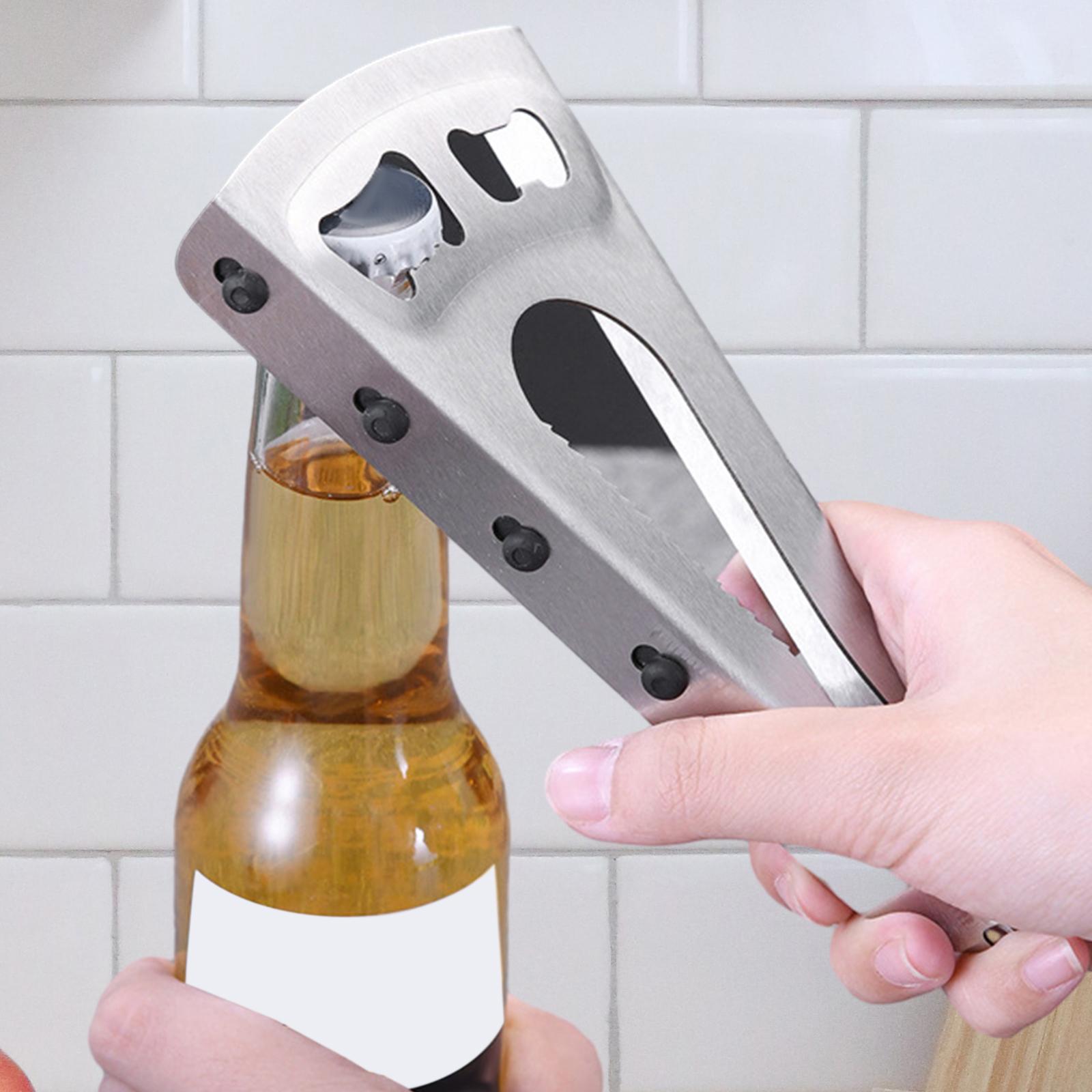 Multifunctional Bottle Opener Manual Bottle Jar Opener for Bar Hotel Camping