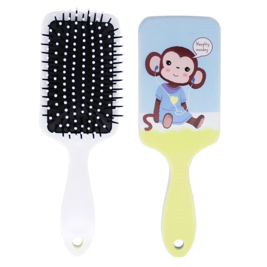 Professional Hair Brush Massage Comb Hair Care Anti-static Brush Light Green