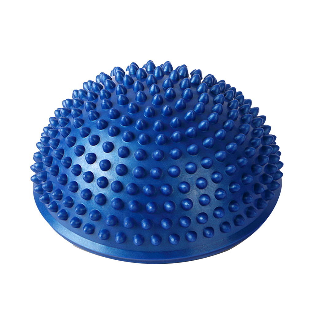 Semi-Circular Durian Ball Inflatable Yoga Balls Fitness Balance Ball Blue