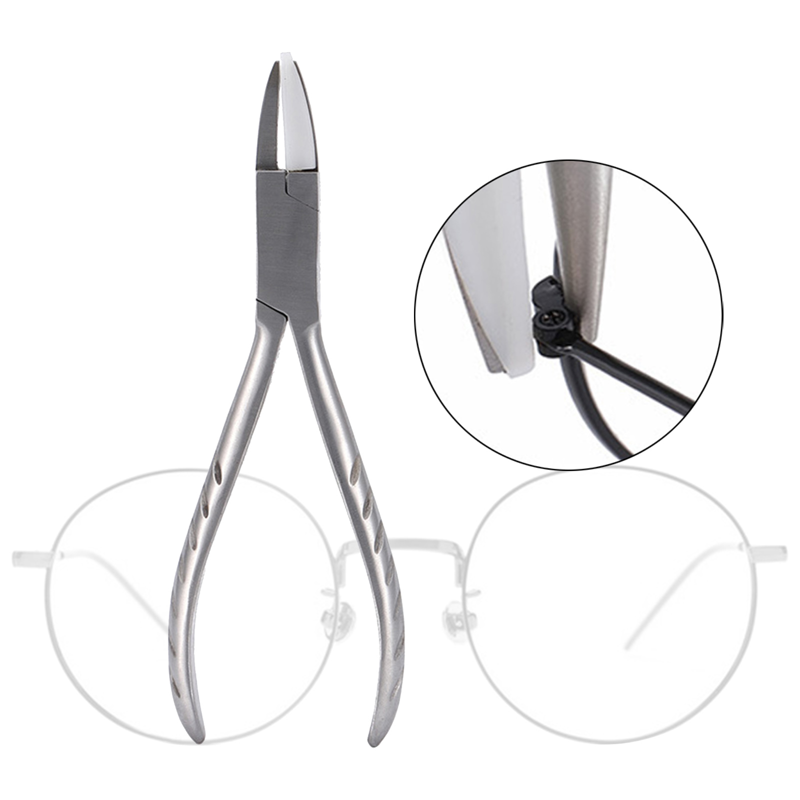 Eyeglasses Frame Pliers Multi-Purpose for Optician Glasses Bridge Pad YG1008