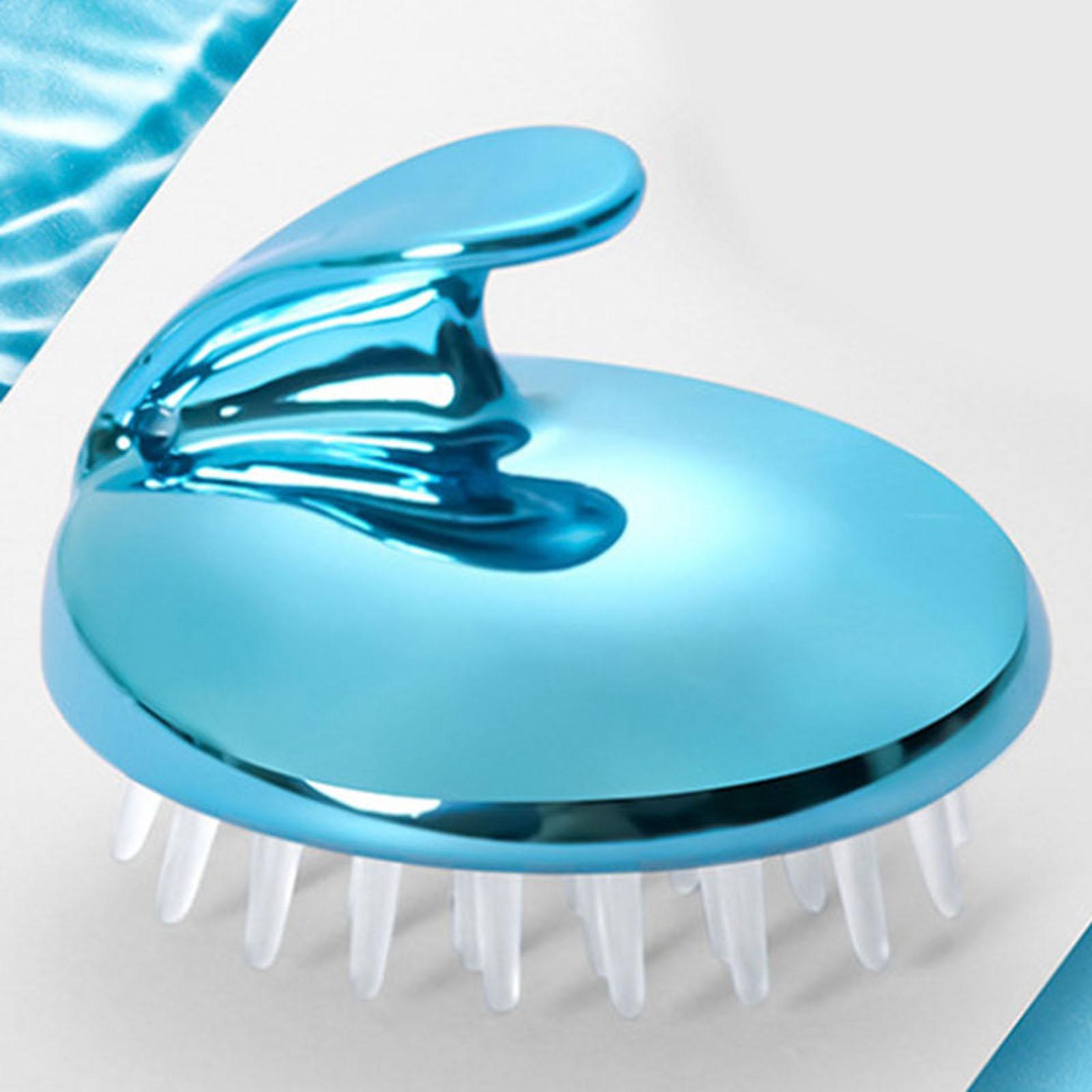 Hair Scalp Massager Shampoo Brush Air Cushion for Itching Relief Blue
