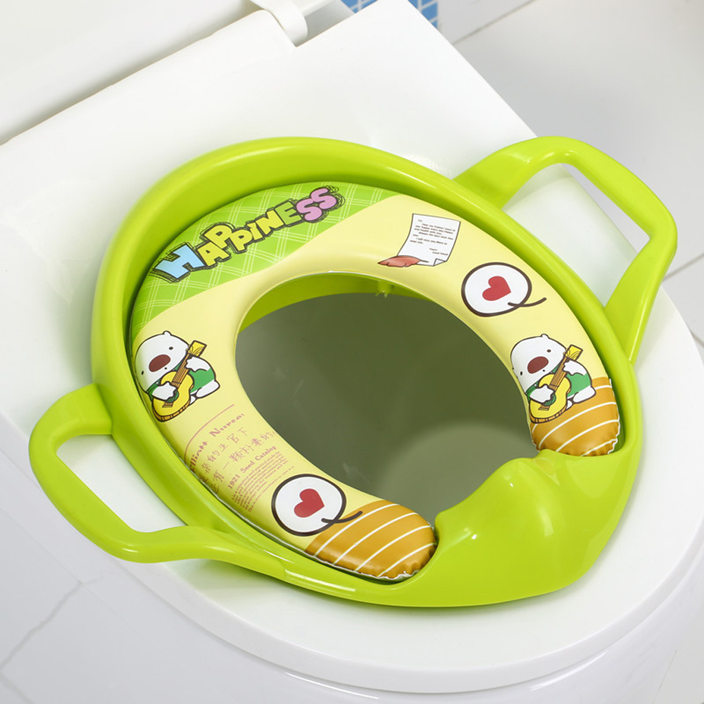 Seat For Kids Baby With Cushion Handle Toilet Seat Mommy's ...