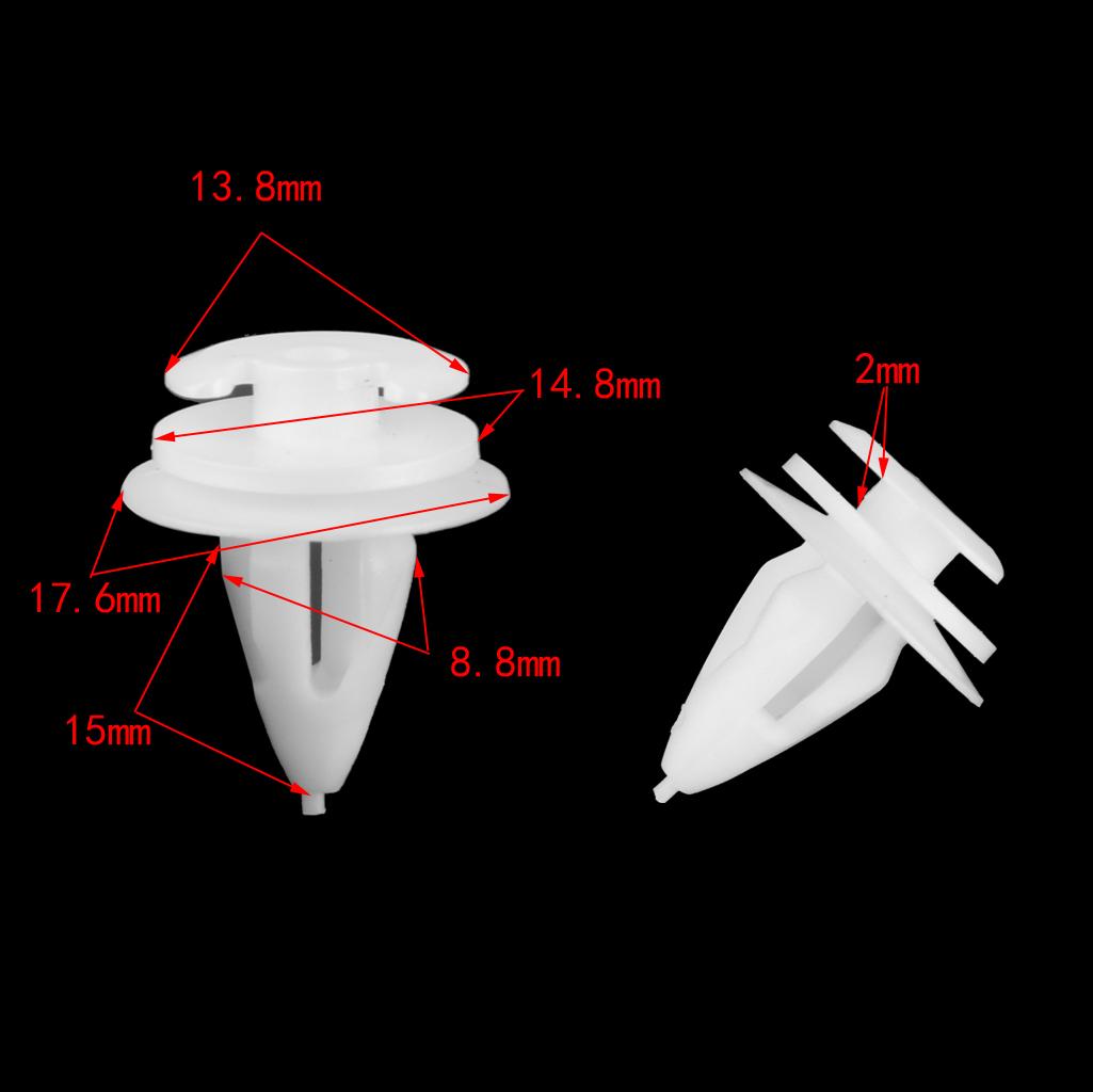Nylon Door Trim Panel Retainers Clips for  GM 51411973500 30Pcs