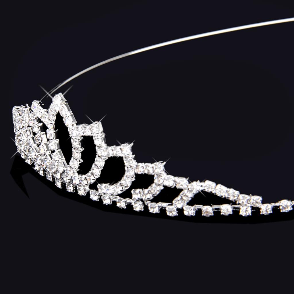 Wedding Women Girl Rhinestone Head Jewelry Crown Princess Headband