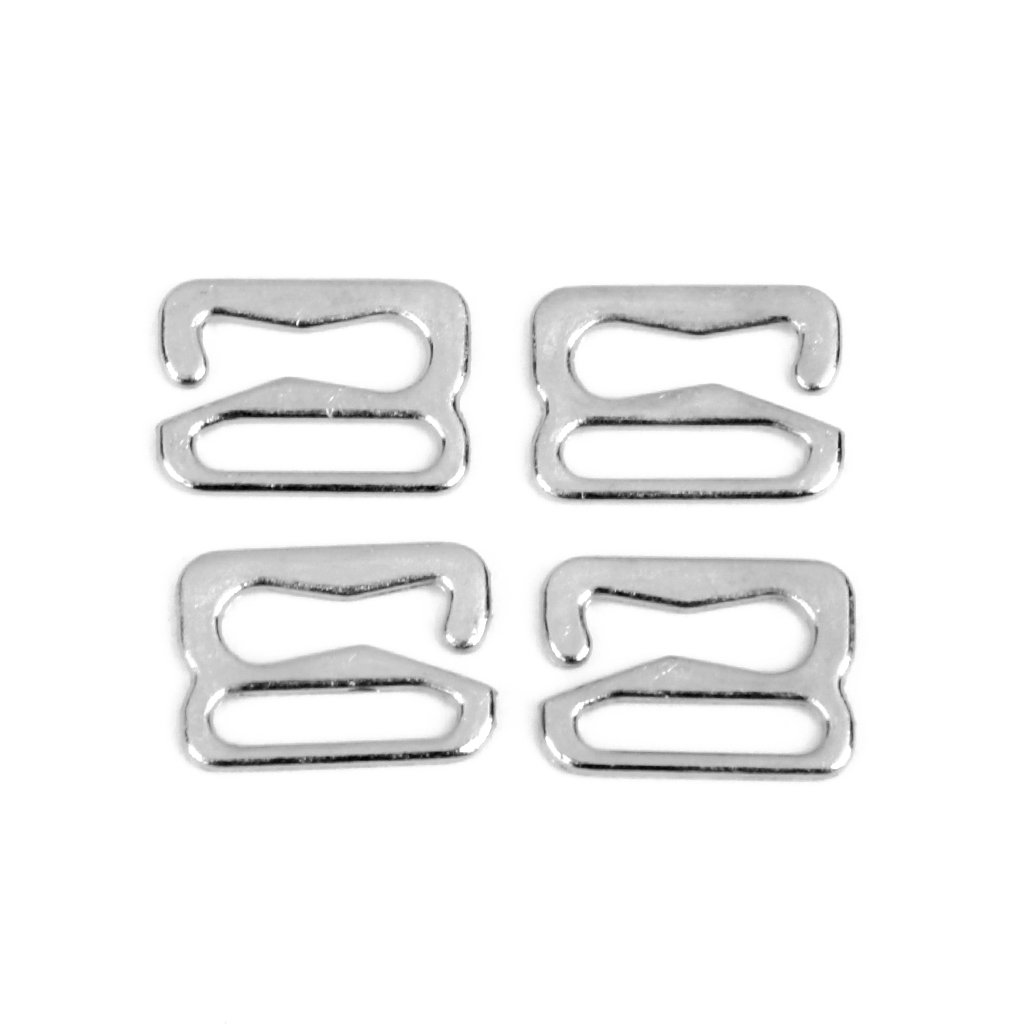 9-Shaped Lingerie Adjustable Sewing Bra Rings Buckles 9mm 100Pcs Silver