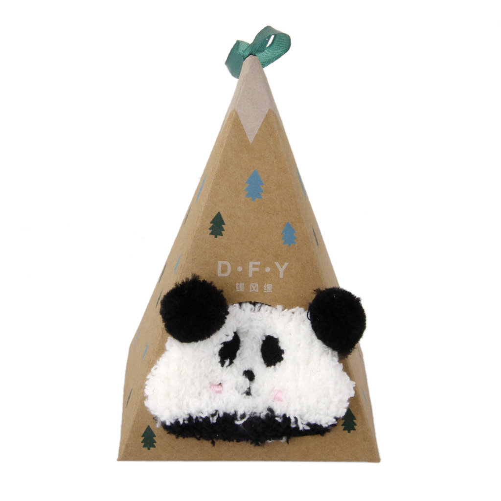 1~4Y Toddler Kids Socks Gift Box Coral Velvet Thicken Baby Cute panda Socks