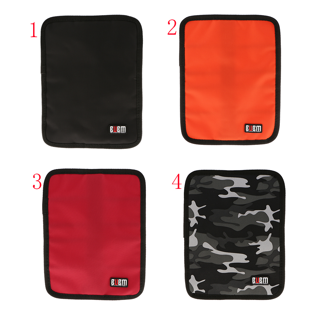 Waterproof Storage Organizer Bag Case for USB Cable Earphone Power Cord Red