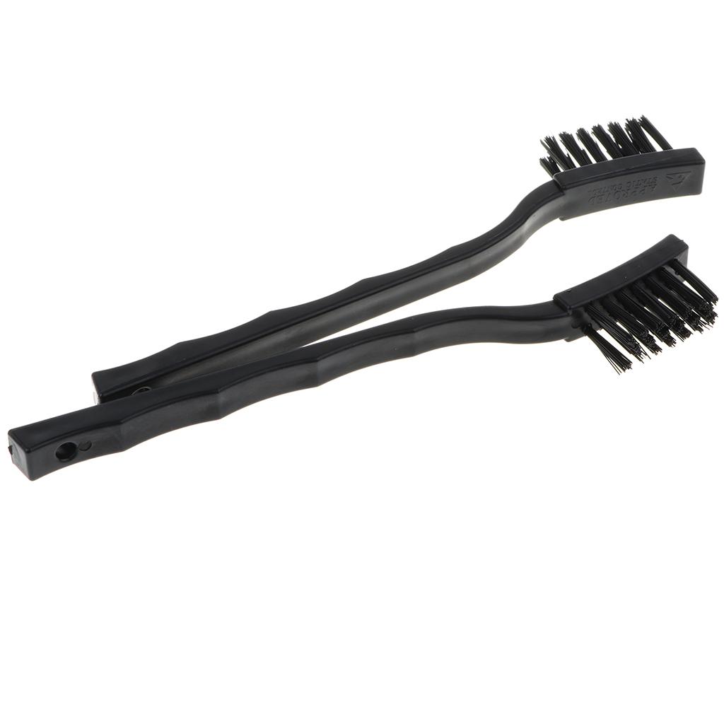 2x2pcs Three Row Anti-static Crank Brushes Cellphone Repair Cleaning Tools