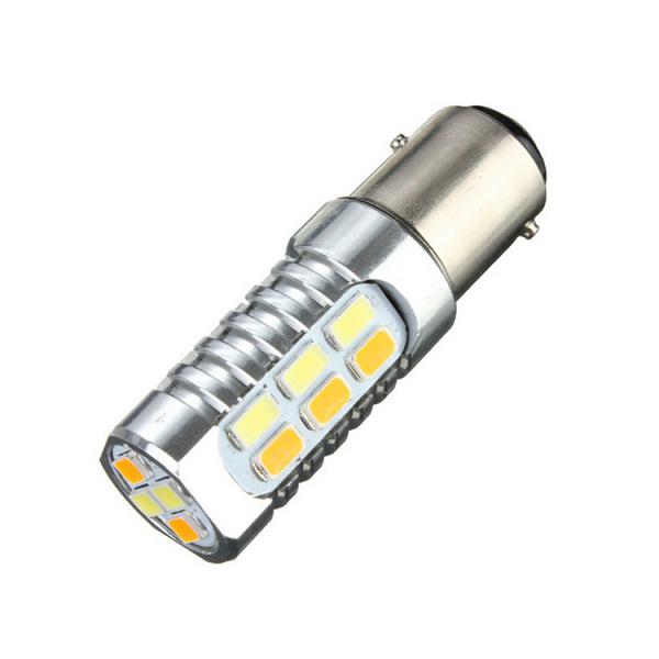 1157-5630-22SMD Car LED Turn Signal Brake Reversing Lights - White +Yellow