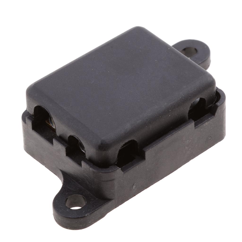 Automotive 2 Way ANG 50A Fuse Holder Bolt Fusebox Block Waterproof Case