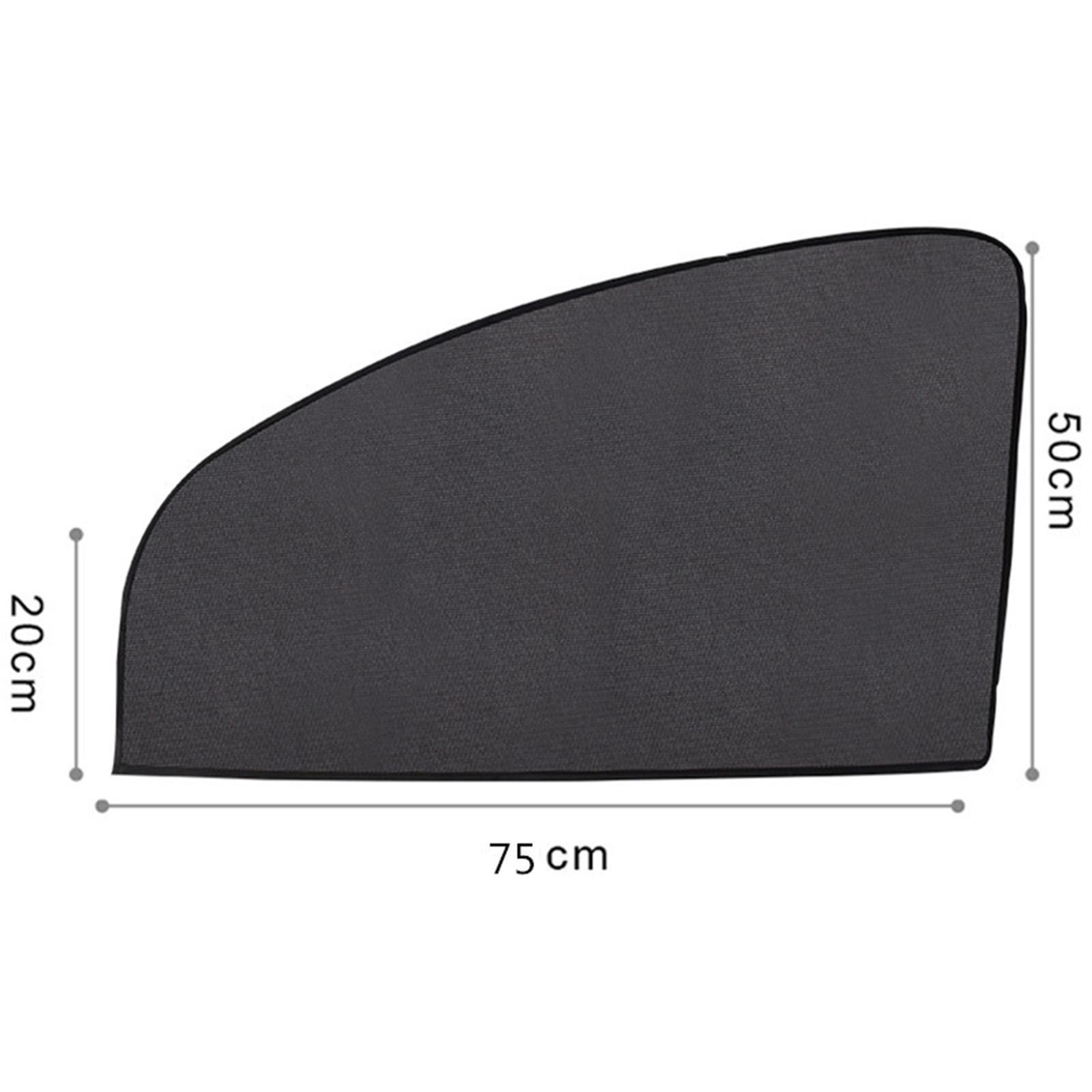 Car Magnetic Side Window Sunshade Premium Retractable Front Standard