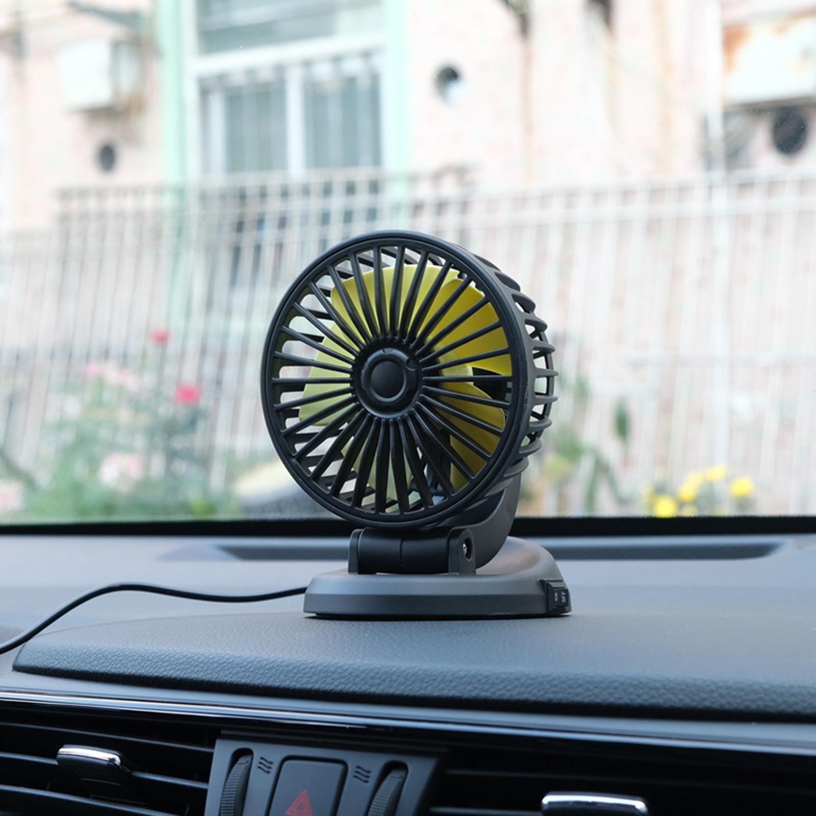 car fans Adjustable Rotatable Cooler Fans Portable for Vehicle Truck  USB 5V
