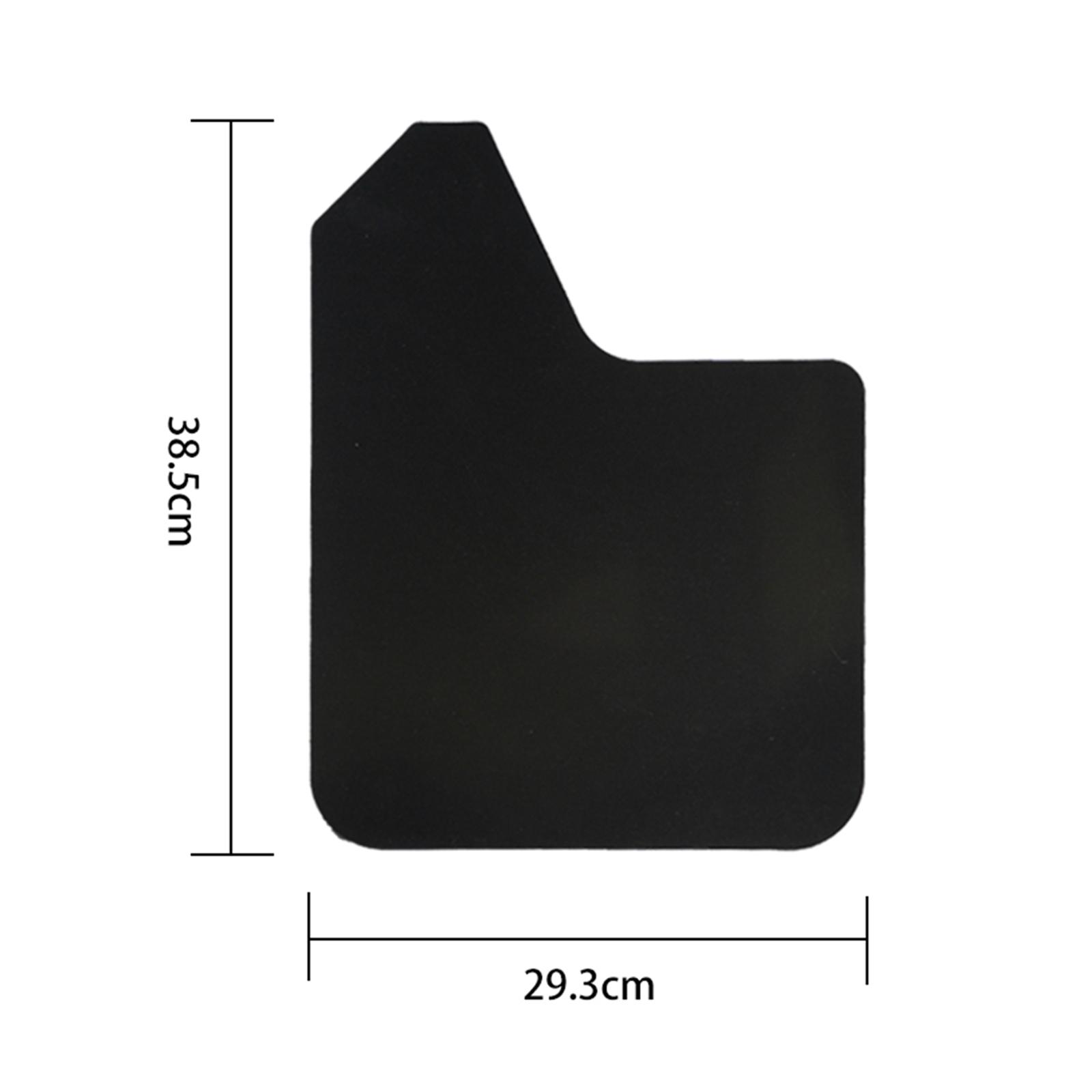 4Pack Mudflaps Flaps Front and Rear Black Universal for Truck Pickup Car