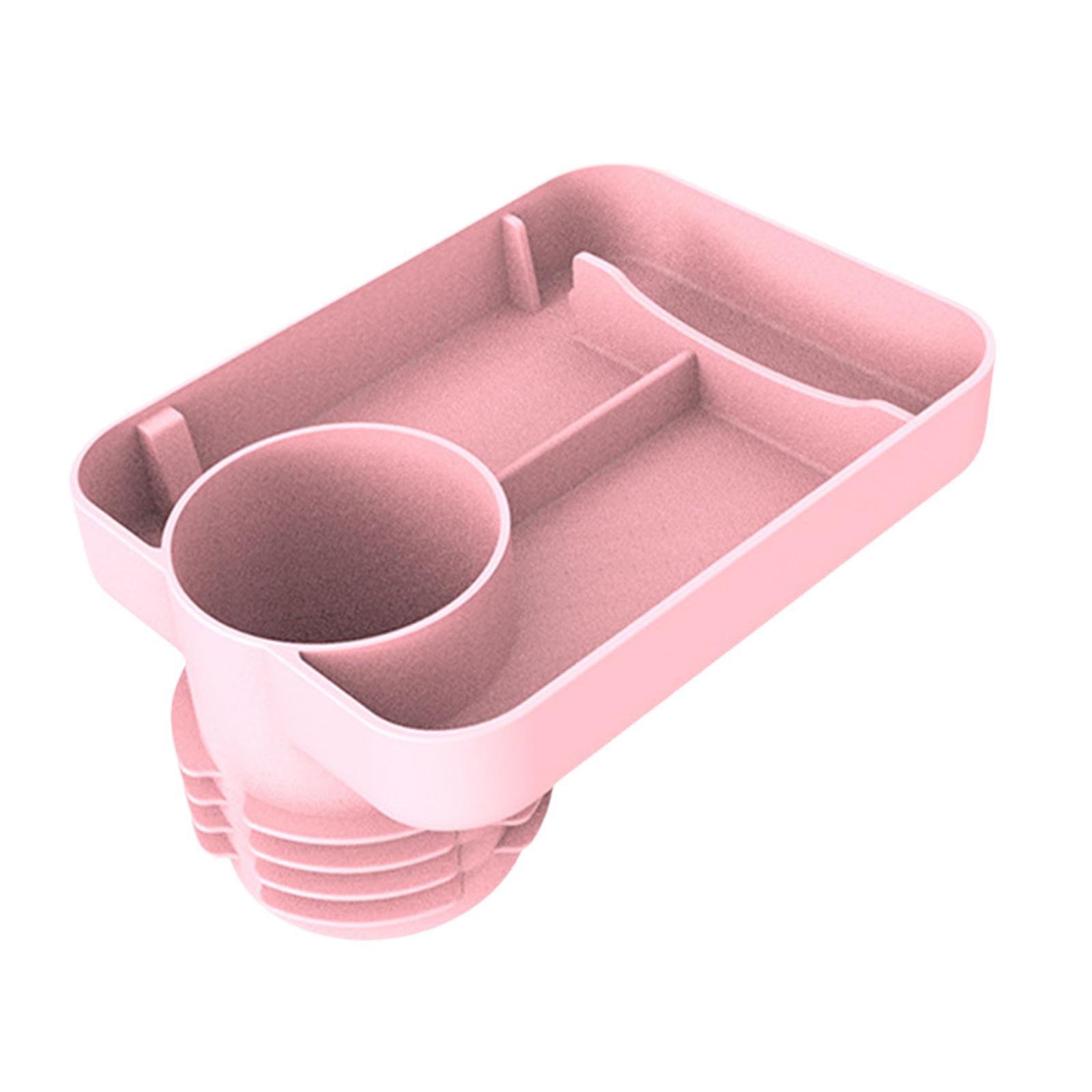Car Cup Holder Tray With Phone Holder