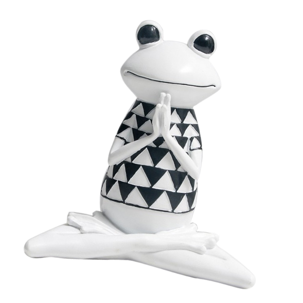 yoga frog figurine