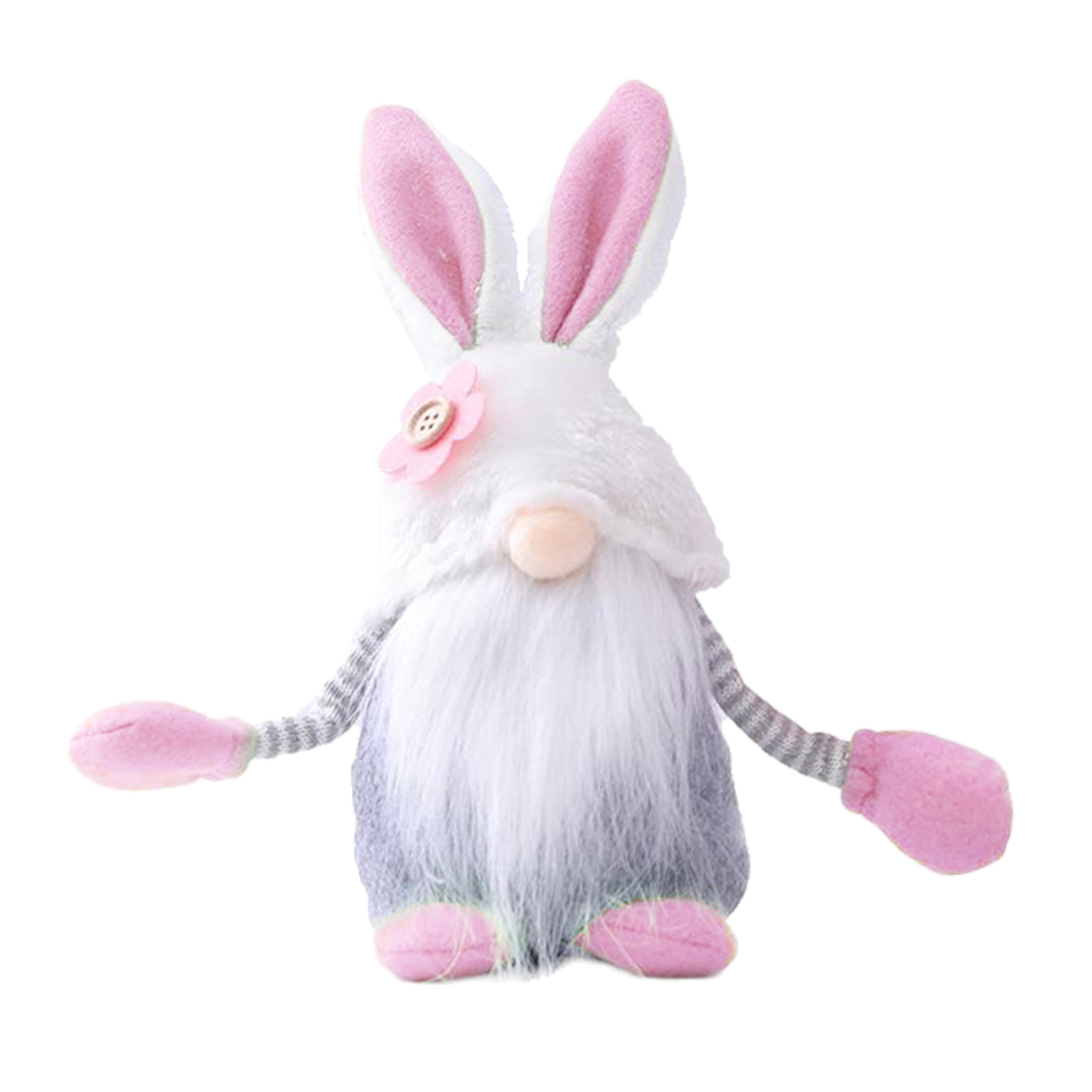 Easter Bunny Gnome Rabbit ST. Patrick's Day Tomte Plush Dolls Pink