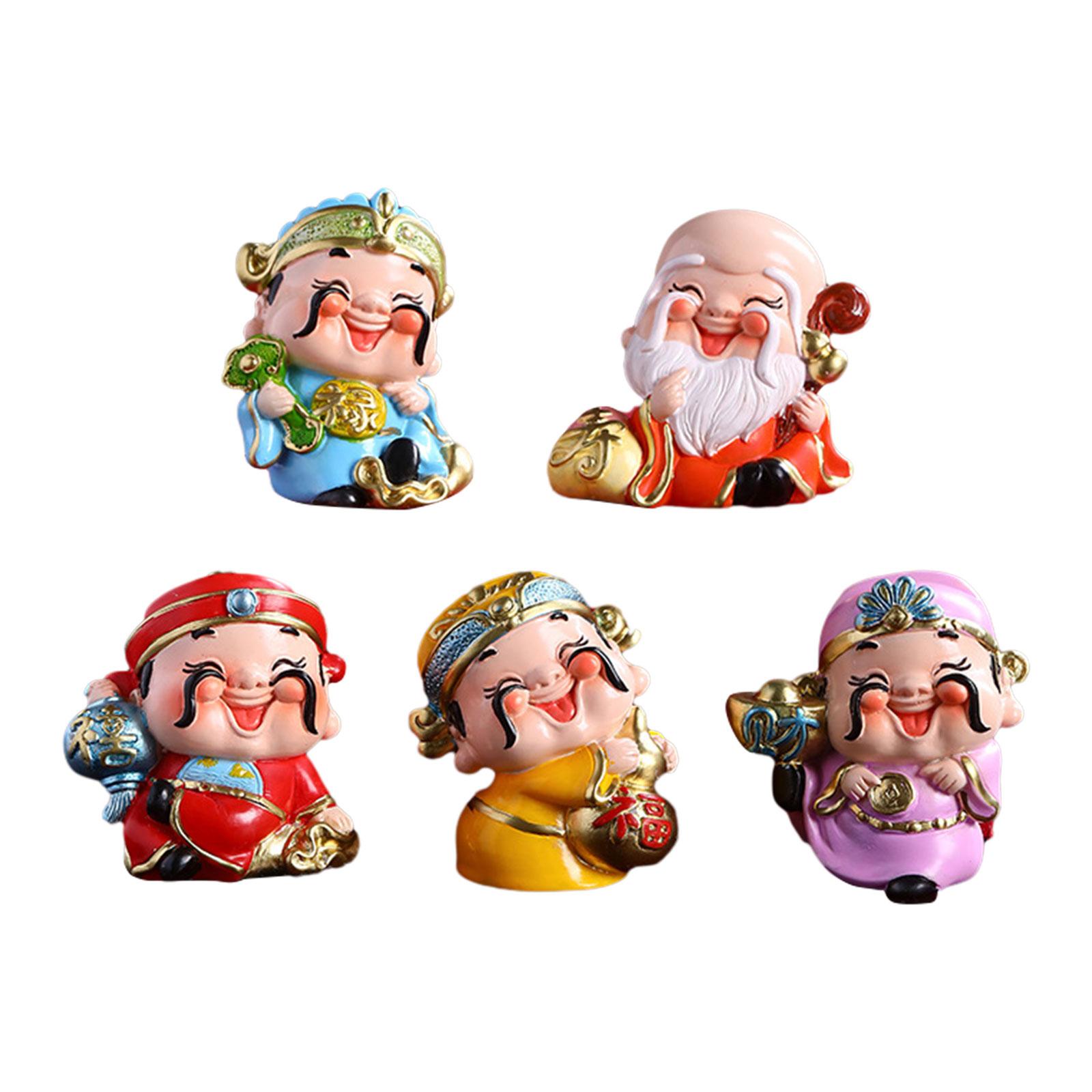 God Of Fortune Figurines 5X