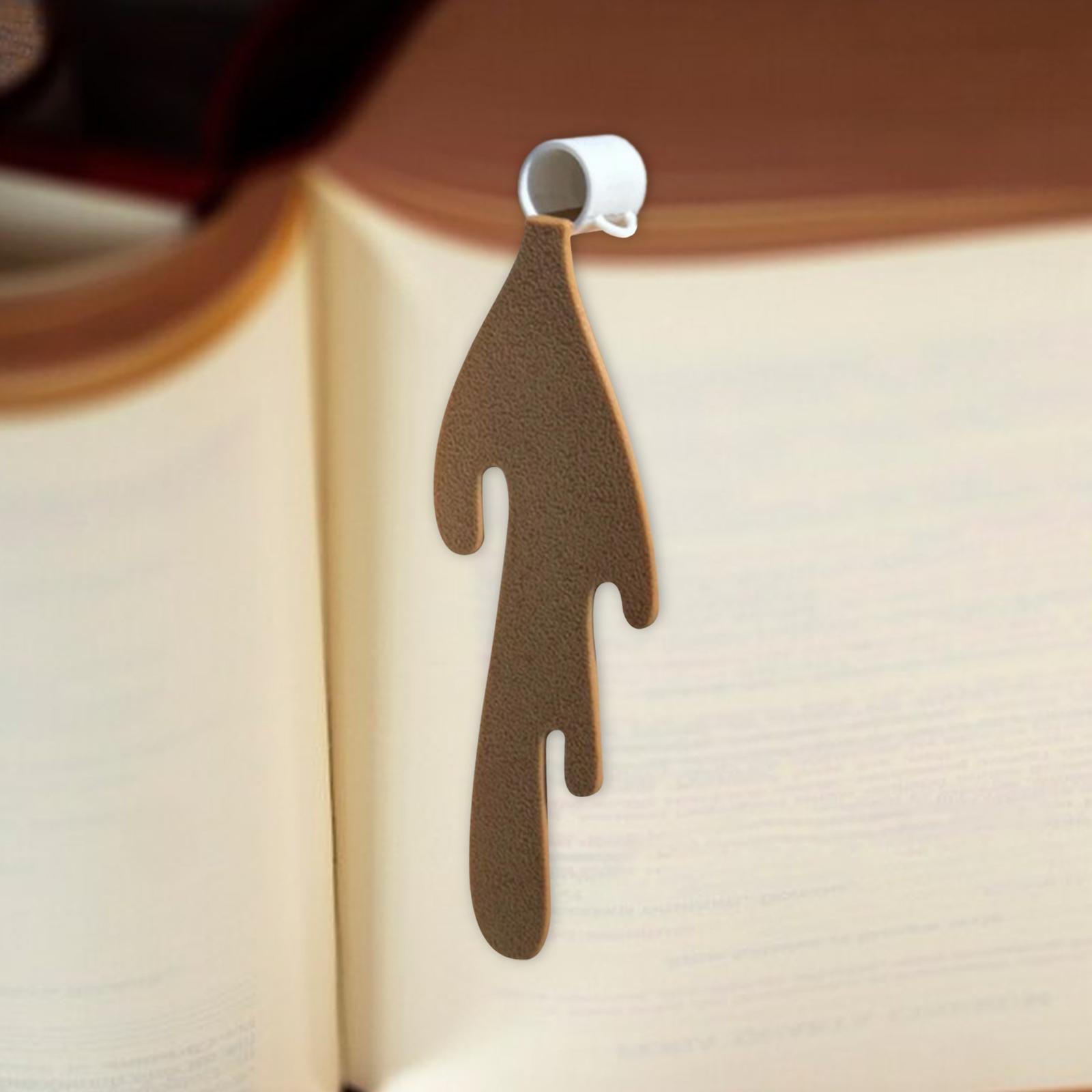 Spilled Coffee Bookmark Men Women Scrapbooking Bookworm Home Coffee Bookmark