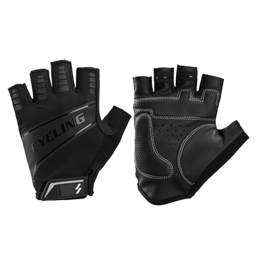 Half Finger Cycling Gloves Gel Padded Fingerless Bike Bicycle Fitness
