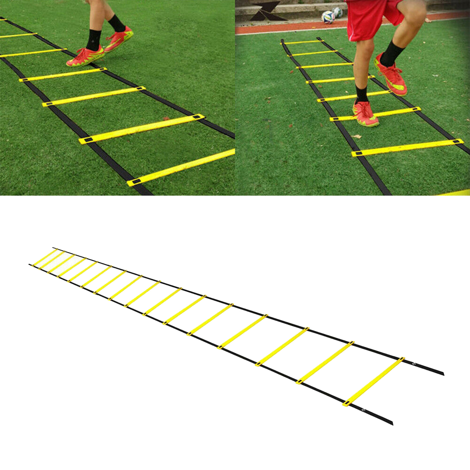 Speed Training Ladder Agility Footwork Football Exercise Workout 9M 16Joint