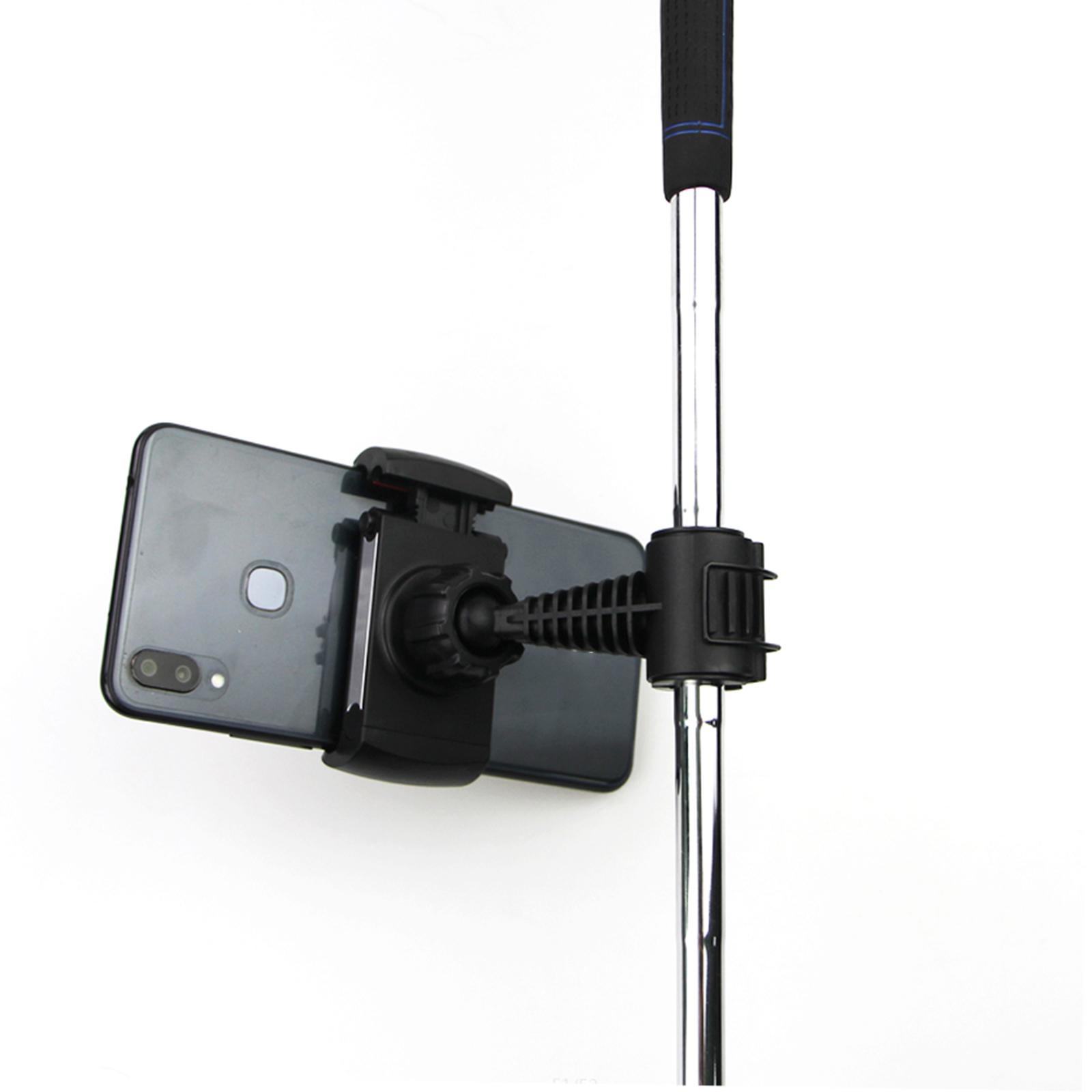 Extendable Golf Phone Holder Golf Analyzer Selfie Putting Training Aid Clip