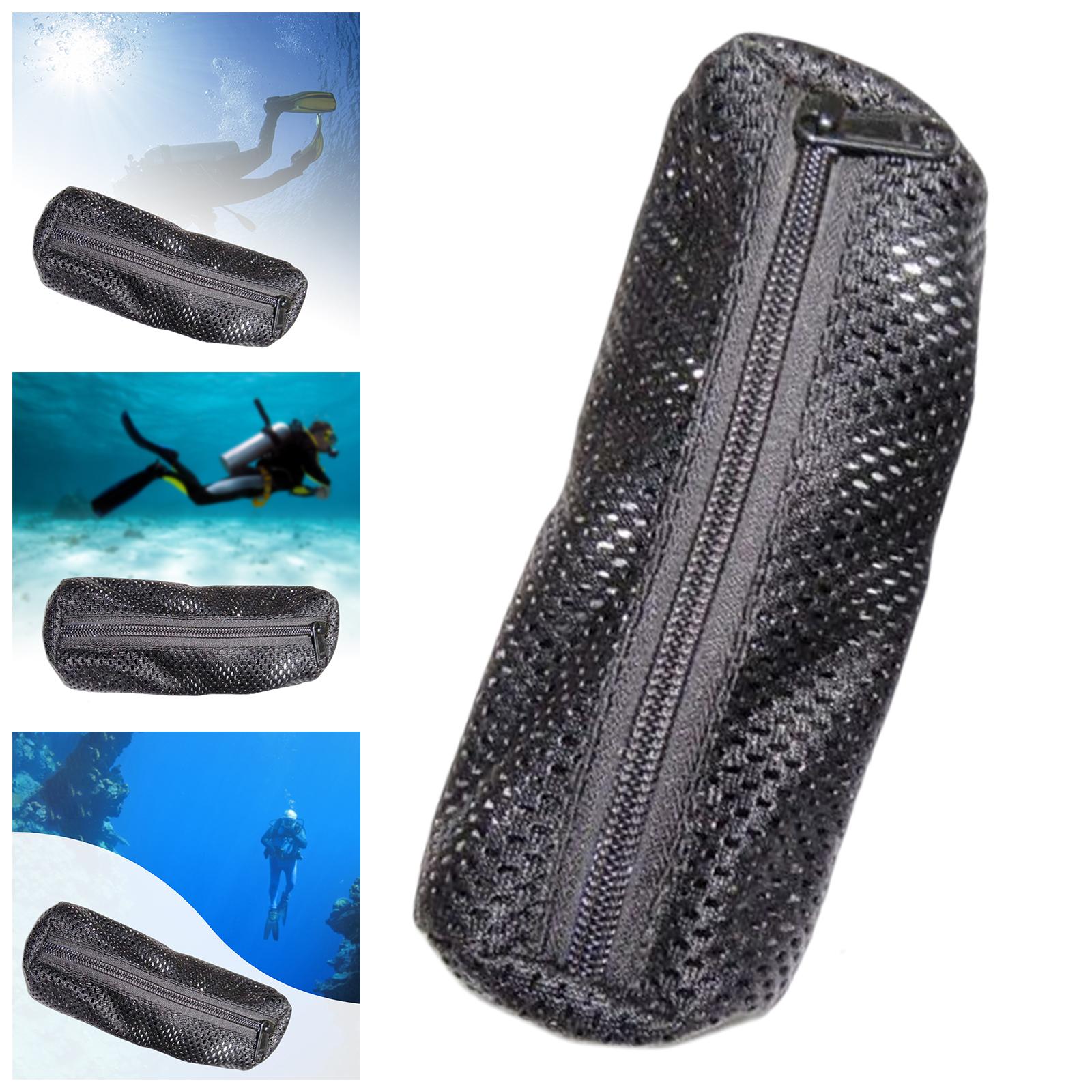 Technical Diving Weight Pocket Mesh Pocket Inner Pocket Zip up Black L