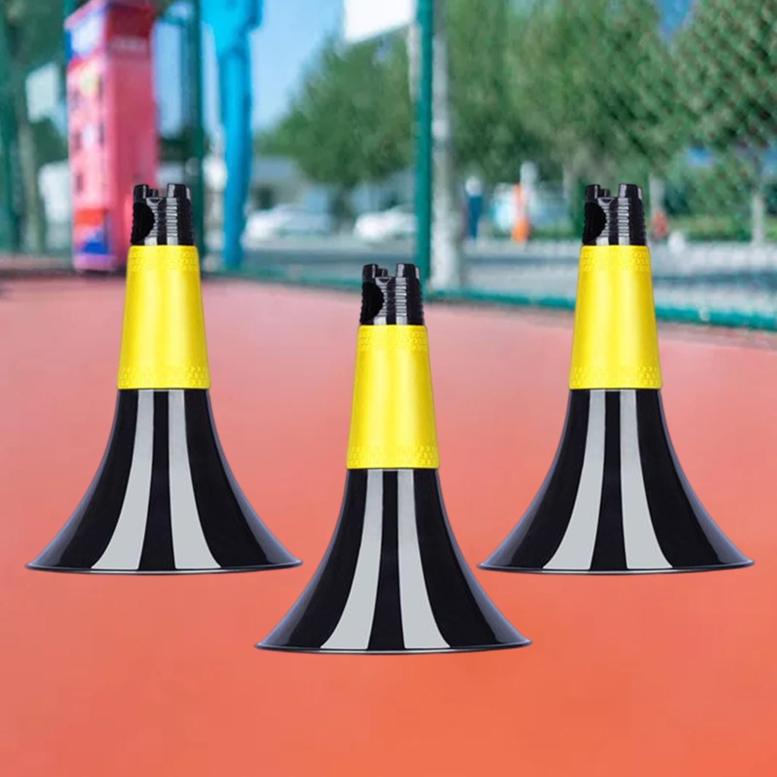 3 Pieces Soccer Training Markers Splicedable, for Soccer Practice Traning Yellow