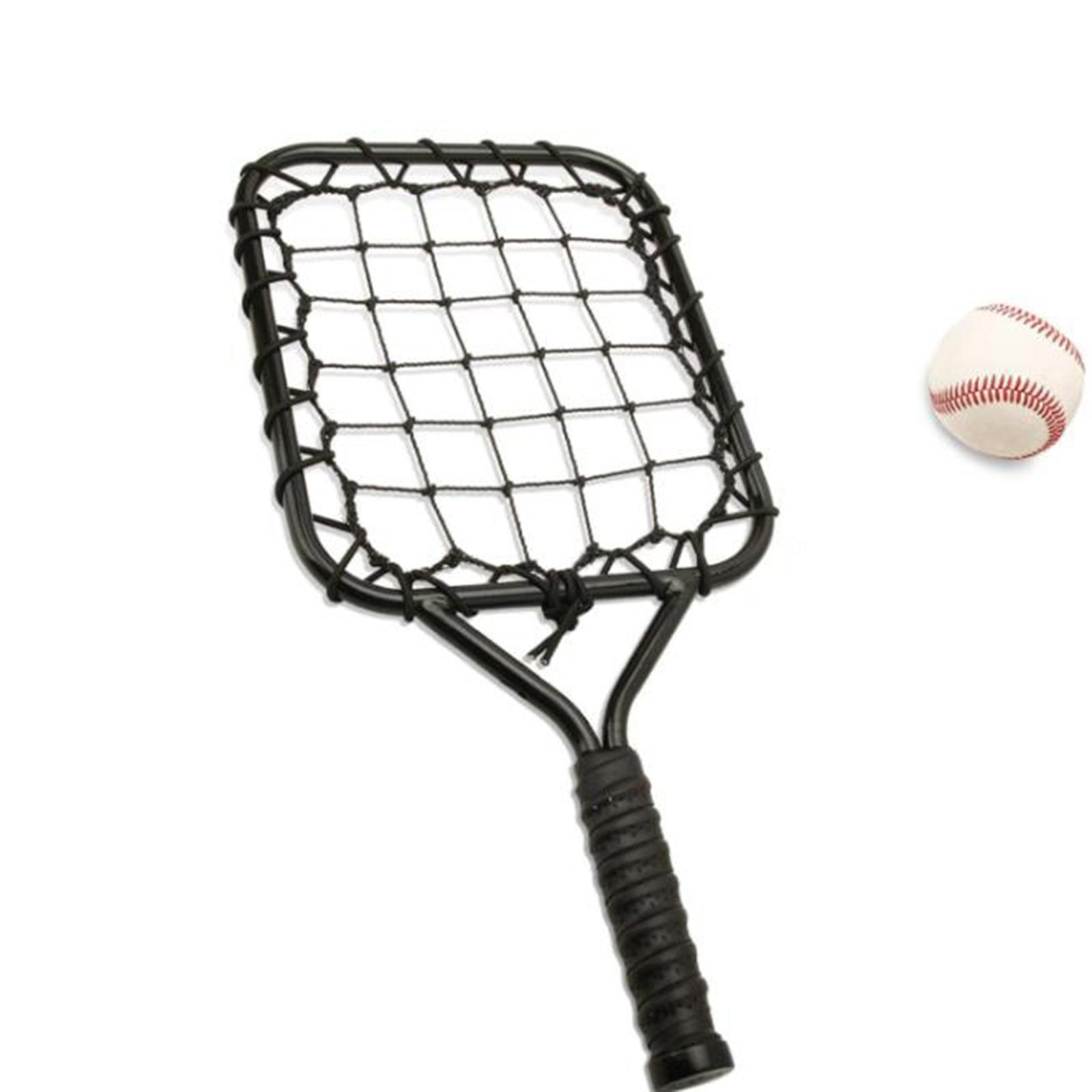 Baseball Racket Net Replacement Baseball Training Net Portable Practice Net Black