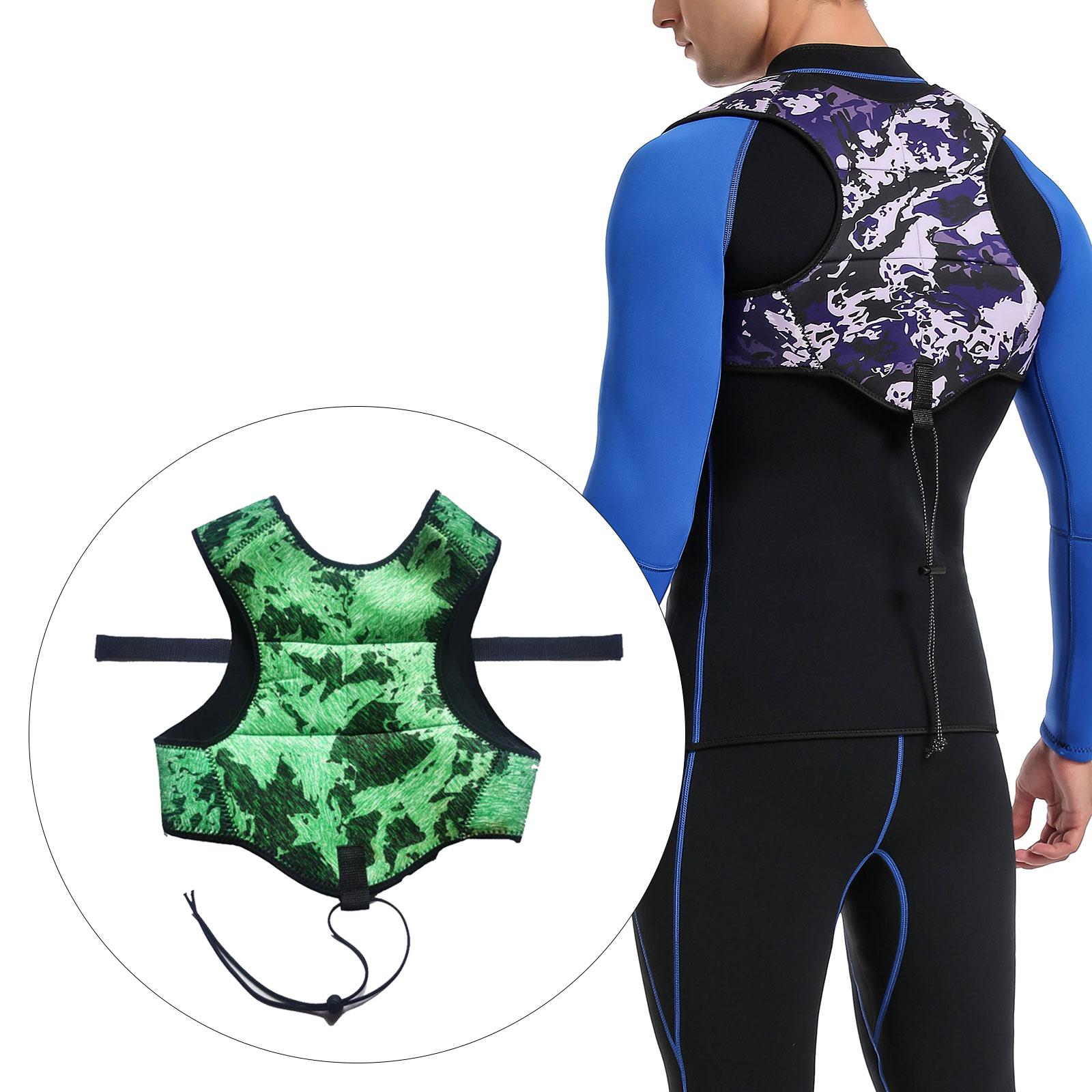 Diving Weight Vest Men Women Underwater Multifunctional Snorkeling Waistcoat M