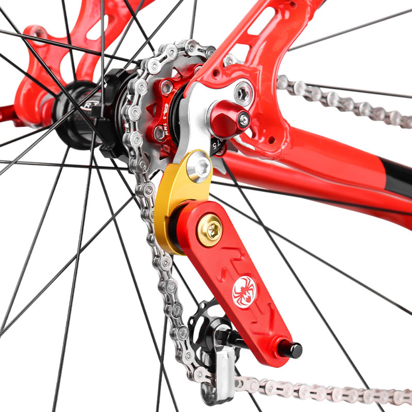Mountain Bike Single Speed Conversion Kit Chain Tensioner Bicycle Components Red 14T