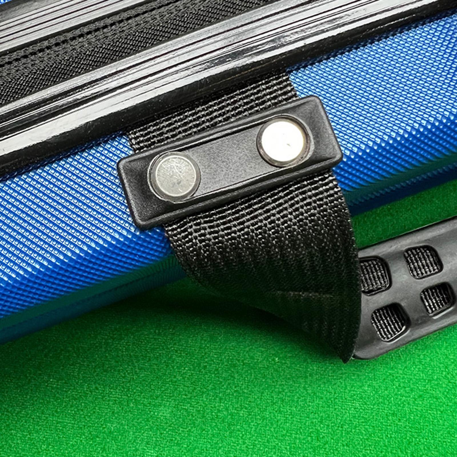 Billiard Stick Carrying Case PVC with Adjustable Shoulder Strap Carrying Bag Black