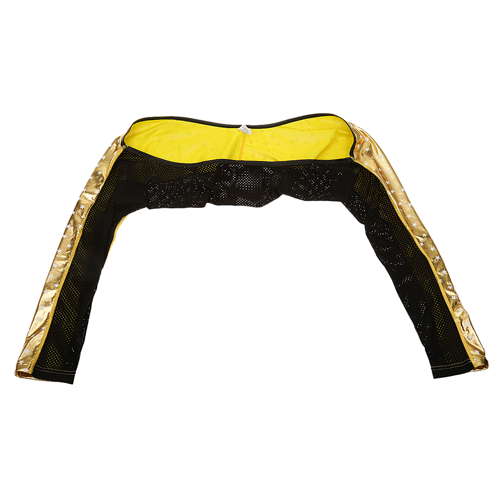 Mens Long Sleeve Bolero Arm Cover Shrug Dancewear Costume Nightwear Yellow L
