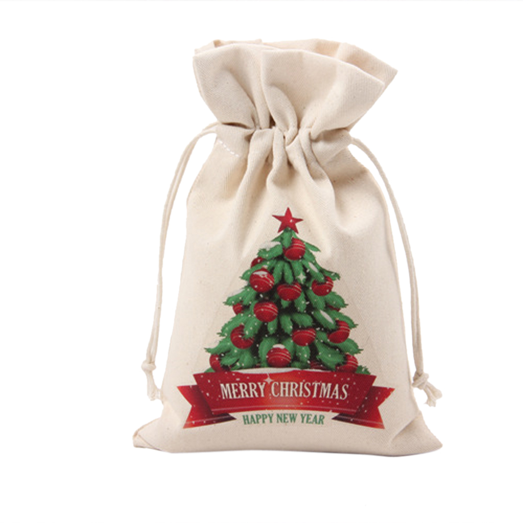 Drawstring Small Linen Bags Burlap Drawstring Bag/ Gift Bag Pouch for Christmas | eBay