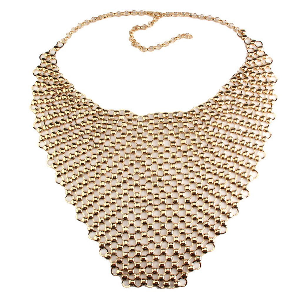 Women Sexy Golden Tassel Body Chain Harness  Necklace Fashion Jewelry